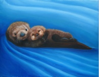 Two otters