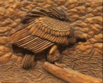 A vulture bas-relief